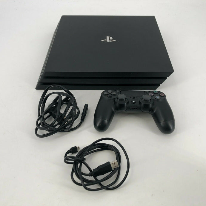 Sony Playstation 4 Pro Black 1TB w/ Controller + Power Cord