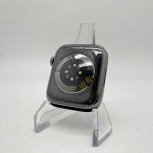 Apple Watch Series 7 Cellular Graphite S. Steel 45mm w/ Black Milanese Very Good