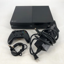 Load image into Gallery viewer, Microsoft Xbox One Black 500GB Fair Condition w/ Power/HDMI Cables + Controller