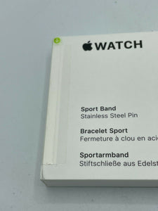 Apple Watch Series 5 Cellular Silver Sport 40mm w/ Blue Sport