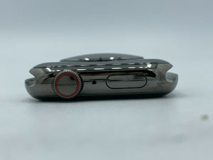Apple Watch Series 6 Cellular Graphite Stainless Steel 44mm w/ Black Sport