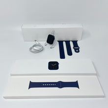 Load image into Gallery viewer, Apple Watch Series 6 Cellular Blue Aluminum 44mm w/ Deep Navy Sport Band