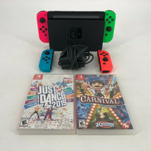 Load image into Gallery viewer, Nintendo Switch Black 32GB w/ Dock + Joy-Cons + Cables + Game