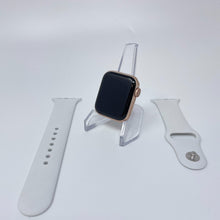 Load image into Gallery viewer, Apple Watch Series 5 Cellular Gold Aluminum 40mm w/ White Sport Band