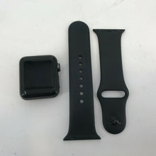 Load image into Gallery viewer, Apple Watch Series 3 (GPS) Space Gray Sport 38mm w/ Black Sport S/M Band