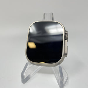 Apple Watch Ultra Cellular Titanium 49mm w/ Yellow Ocean Band Excellent