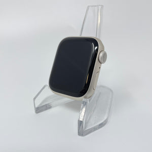 Apple Watch Series 7 (GPS) Silver Aluminum 41mm w/ Dark Cherry Sport Band