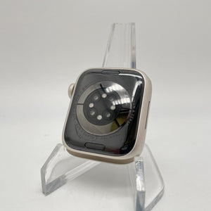 Apple Watch Series 7 Cellular Silver Aluminum 41mm Starlight Solo Loop Very Good