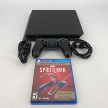 Load image into Gallery viewer, Sony Playstation 4 Slim Black 1TB Excellent Cond. w/ Controller + Cables + Game