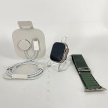 Load image into Gallery viewer, Apple Watch Ultra Cellular Titanium 49mm w/ (M) Green Alpine Loop - BRAND NEW
