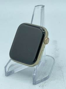 Apple Watch Series 6 Cellular Gold S. Steel 44mm w/ Deep Navy Sport