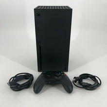 Load image into Gallery viewer, Microsoft Xbox Series X Black 1TB w/ Controller + Cables + Game