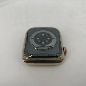 Apple Watch Series 7 Cellular Gold S. Steel 45mm w/ No Band