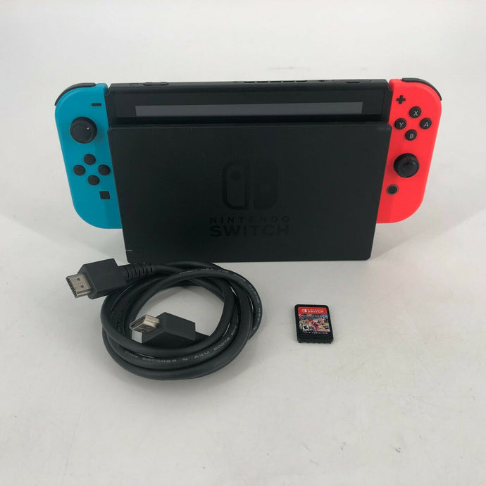 Nintendo Switch Black 32GB w/ HDMI + Dock + Game