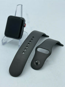 Apple Watch Series 3 Cellular Space Black Sport 42mm w/ Gray Sport