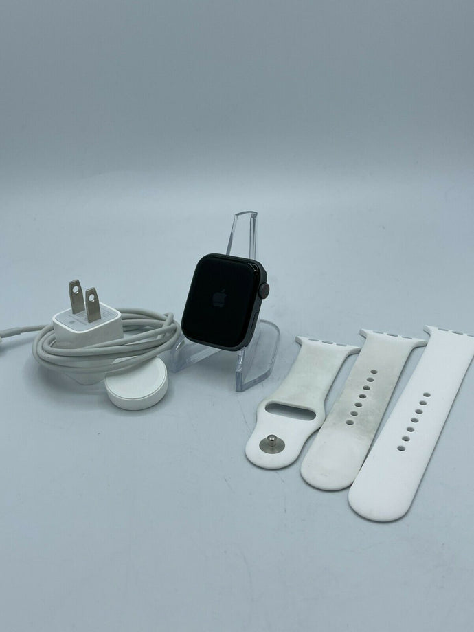 Apple Watch Series 4 Nike Cellular Space Gray Sport 44mm w/ White Sport