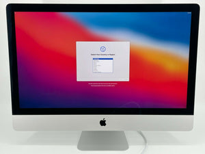 iMac Retina 27" 5K 2020 3.6GHz i9 40GB 1TB SSD - 5500XT 8GB