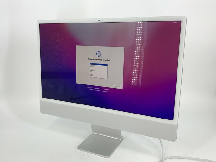 iMac 24 Silver 2021 3.2GHz M1 7-Core GPU 8GB 256GB SSD w/ Bundle