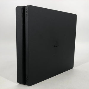 Sony Playstation 4 Slim Black 500GB - Very Good w/ Controller + Power + Games