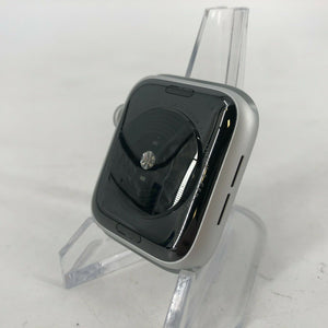 Apple Watch SE (GPS) Silver Sport 44mm w/ Orange Sport Band