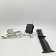 Load image into Gallery viewer, Apple Watch Series 7 Space Black Titanium 45mm w/ Green Sport Loop Very Good