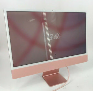 iMac 24 Pink 2021 3.2GHz M1 8-Core GPU 8GB 256GB Excellent Condition w/ Bundle!