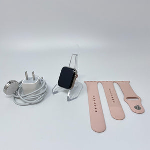 Apple Watch Edition Series 6 Cellular Silver Titanium 40mm Pink Sport Very Good