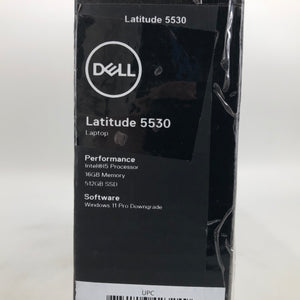 Dell Latitude 5530 15.6" Grey 2022 FHD 2.3GHz i5-1235U 16GB 512GB - NEW & SEALED