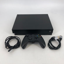 Load image into Gallery viewer, Xbox One X Black 1TB - Very Good Cond. w/ Controller + HDMI/Power Cables + Game