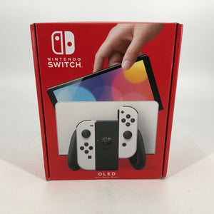 Nintendo Switch OLED 64GB White Excellent Condition w/ Full Kit!