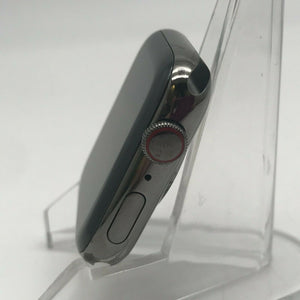 Apple Watch Series 6 Stainless Steel Cellular Graphite 44mm + Black Sport