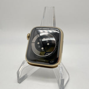 Apple Watch Series 7 Cellular Gold S. Steel 41mm w/ Gold Sport Loop Excellent