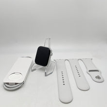 Load image into Gallery viewer, Apple Watch SE (GPS) Silver Aluminum 44mm w/ White Sport Band Very Good
