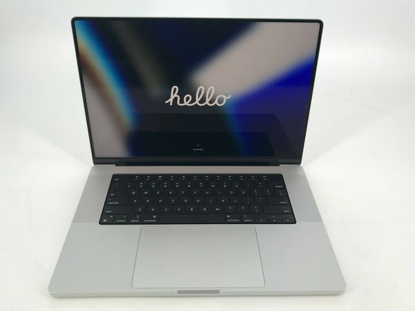 MacBook Pro 16-inch Silver 2021 3.2 GHz M1 Max 10-Core CPU 64GB 8TB 32-Core GPU