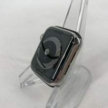 Load image into Gallery viewer, Apple Watch Series 5 Cellular Silver Stainless Steel 40mm w/ Black Sport