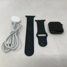 Load image into Gallery viewer, Apple Watch Series 4 Cellular Space Gray Sport 44mm w/ Black Sport