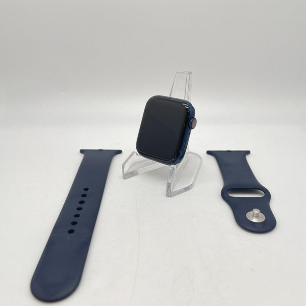 Apple Watch Series 6 Cellular Blue Aluminum 44mm w/ Blue Sport Band Fair
