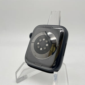 Apple Watch Series 7 Cellular Space Black Aluminum 45mm w/ Black Sport Band