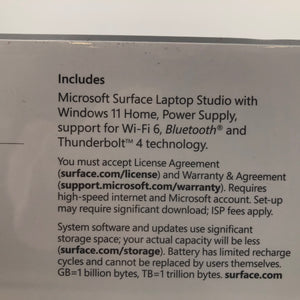 Microsoft Surface Studio Laptop 14" 2021 TOUCH 3.3GHz i7-11370H 32GB 2TB - NEW