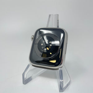 Apple Watch Series 7 Cellular Silver S. Steel 45mm Black Milanese Loop Excellent