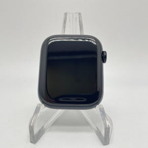 Apple Watch Series 7 Cellular Midnight Aluminum 45mm Black Sport Band Very Good