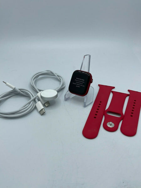 Apple Watch Series 7 Cellular Red Sport 41mm w/ Red Sport