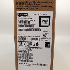 Lenovo ThinkPad L14 Gen 3 14" Black 2021 1.0GHz i5-1235U 8GB 256GB - Open Box