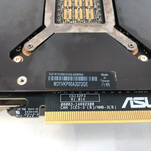ASUS NVIDIA GeForce RTX 3080 TUF GAMING OC Edition 10GB LHR GDDR6X 320 Bit Good