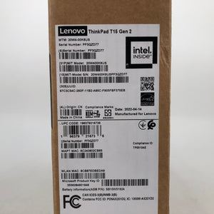 Lenovo ThinkPad T15 Gen 2 15.6" 2020 FHD TOUCH 4.4GHz i5-1145G7 8GB 1TB - NEW