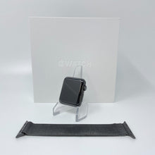 Load image into Gallery viewer, Apple Watch Series 2 (GPS) Space Black S. Steel 42mm w/ Grey Milanese Loop