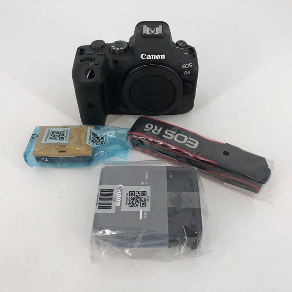 Canon EOS R6 20.1MP Mirrorless Camera Excellent Condition w/ Charger + Strap