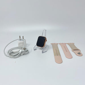 Apple Watch Series 5 Cellular Gold Aluminum 40mm w/ Pink Sand Sport Band