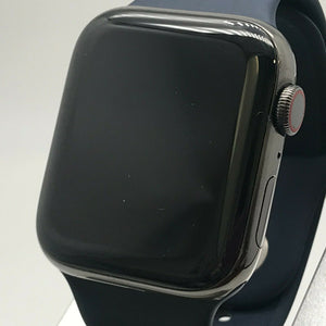 Apple Watch Series 6 Cellular Graphite Stainless Steel 44mm + Blue Sport