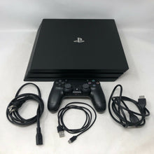 Load image into Gallery viewer, Sony Playstation 4 Pro Black 1TB - Excellent Condition w/ Controller + Cables